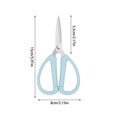 thumbnail image 2 of DPTALR Stainless Steel Household Scissors For Office And Study Students Cutting Plastic Handles Cutting Fabrics Cutting Thread Ends Pointed DIY Small Scissors, 2 of 5
