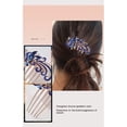 thumbnail image 2 of Accesorios de broches para el cabello para mujer, pasadores franceses pequeños de Metal con diseño de flores Vintage coloridoA161pcs, 2 of 5
