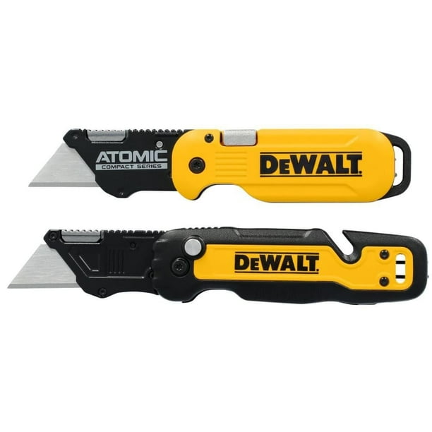 Juego de cuchillos multiusos plegables DEWALT Push And Flip