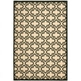 thumbnail image 2 of SAFAVIEH Courtyard Ailin Geometric Indoor/Outdoor Area Rug, Cream/Black, 7'10" x 10', 2 of 2