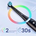 thumbnail image 4 of Cepillo de dientes eléctrico sónico Oral B iO5, recargable, con Bluetooth, sensor de presión inteligente, 5 modos, con cabezal de cepillo, caja de viaje para adultos, 4 of 5