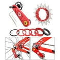 thumbnail image 4 of LOVIVER Chaîne de Vélo Dérailleur Arrière Vitesse Cyclisme Offres Kit Unique Conversion Vélo Rouge 15T, 4 of 8
