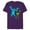 Purple, variant on Disney Pixar Monsters University Sulley and Mike T-Shirt- Short Sleeve Blended T-Shirt for Adults - Customized-Yellow