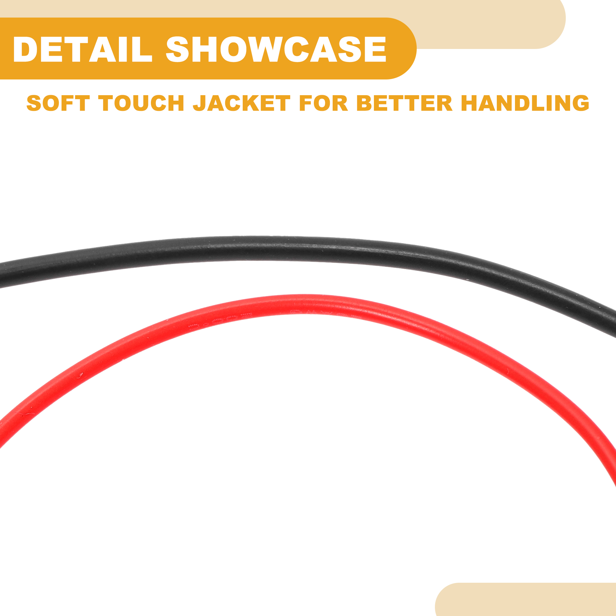 Unique Bargains 1 Set 26AWG Universal Ground Wire Car Radio, Automotive, Car speakers Power Wire Fully Insulated& Soft Touch Jacket TC Black,Red 200FT Black+200FT Red