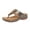 Rose Gold, variant on Sandals Women Beaded Embellished Thong Style Low Wedge Slip On Slides Bohemian Footwear For Summer Outdoor Casual Wear