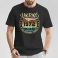 thumbnail image 2 of 1972 All Original Parts T-Shirt for Men – Vintage Retro Graphic Tee, Classic 70s Style Shirt, All Original Parts Since 1972, Funny Birth Year Apparel, Gift for Men Born in 1972, 2 of 3
