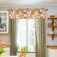 thumbnail image 5 of GZHJMY Cute Christmas Gingerbread Valance Curtain for Kitchen Window/Bathroom/Living Room/Bedroom Privacy Décor Rod Pocket Blackout Window Valance Curtains Topper 1 Panel, 54W x 18L Home Decor, 5 of 6