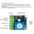 thumbnail image 4 of 4X Récepteur Relais RF 12V 1CH 433MHz Interrupteur de Télécommande Sans Fil Universel Kit de Module de Bouton d'Émetteur 433 MHz, 4 of 5