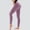 Purple, variant on Best Yoga Pants for Women Soft Leggings for Women Stretchy High Waist Belly Control Workout Trousers Solid Color Casual Tights Slim Fit Fitness Athletic Jogger Sky Blue