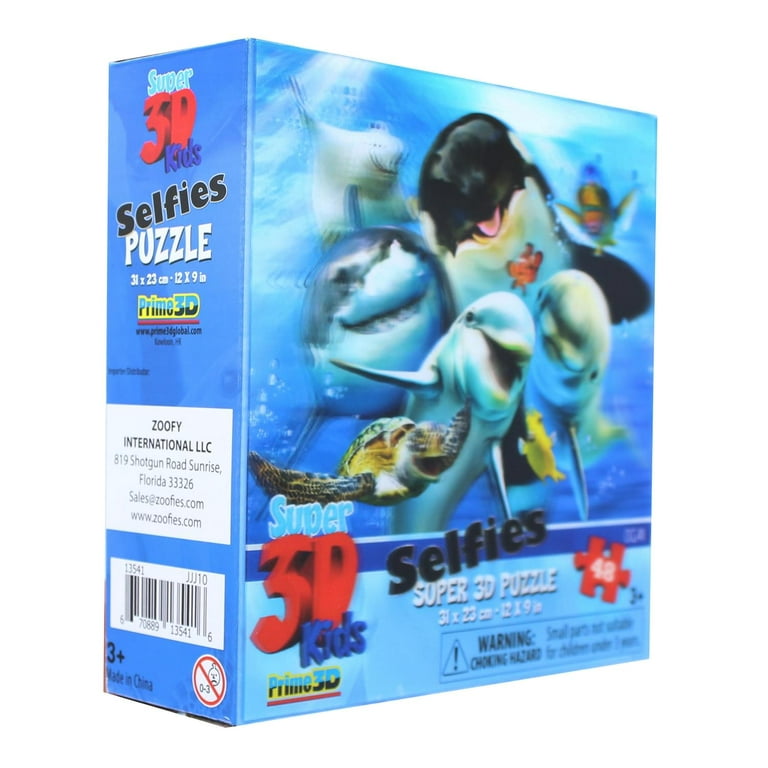 Ocean Selfie 48 Piece Super 3D Kids Jigsaw Puzzle - Walmart.com