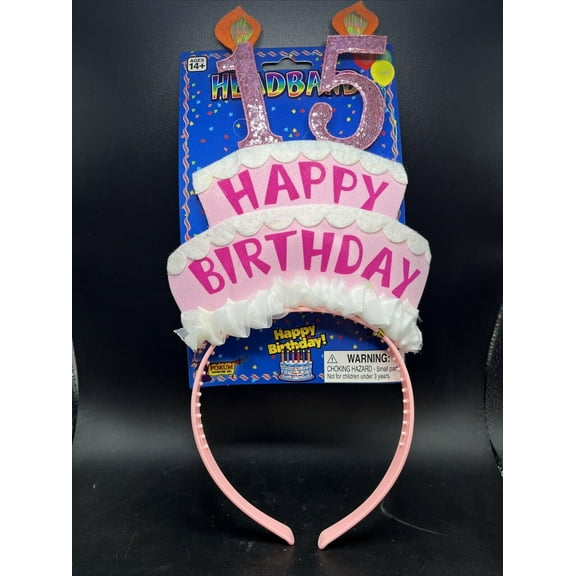 15th Birthday Cake Headband - Forum