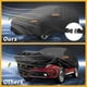 thumbnail image 5 of Funda para auto impermeable para todo clima, protección exterior completa contra el sol y la lluvia, con tiras reflectantes, negra para Kia Sorento, 5 of 7