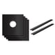 thumbnail image 1 of Cubiertas De Quemador De Estufa De Gas, Protectores De Estufa De Gas, Cubiertas De Estufa Para Quemadores De Gas, Protector De Estufa Reutilizable, Herramientas De Cocina Monstrate HA034887-00, 1 of 6