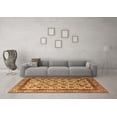 thumbnail image 3 of Ahgly Company Indoor Rectangle Abstract Brown Modern Area Rugs, 8' x 12', 3 of 4