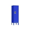 thumbnail image 3 of imerelez 1 Door Tall Single Metal Locker-Retro Style Storage Cabinet--Industrial Furniture--For Living Room/Bedroom/Storage Room/Gym/School--Blue, 3 of 7