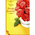 thumbnail image 1 of Designer Greetings Roses Roses sur Jaune: Carte de Grand-Mère pour la Saint-Valentin, 1 of 1