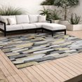 thumbnail image 3 of Addison Rugs Chantille Indoor/Outdoor Transitional Modern Black Machine Washable Rectangle Rug, 3' x 5', 3 of 10