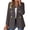 Dark Gray, variant on Blazers for Women Business Casual Long Sleeve Lapel Open Front Suit Jacket Work Blazer with Pockets Wine