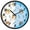 Cartoon Owls and Leaf, variant on Dailycode Night Light Wall Clock Glow in The Dark 12 inch Battery Operated Silent Luminous Clocks, Shining Butterflies and Star