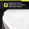 thumbnail image 4 of Auto Drive Faux Leather Seat Cover, 2-Piece, White, 4 of 8
