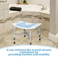 thumbnail image 3 of PEACNNG Xpe Shower Chair Cushion Bathroom Accesories Accessories Stool Multifunction Bench Pad, 3 of 6