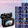 thumbnail image 3 of Wireless Earbuds - Touch Screen ANC Earbuds Hifi Sound Wireless Bluetooth 5.4 In Ear Headphones, Noise Canceling Earphones Multifunctional Ear Buds Headsets for Android IOS Gym Sports (White), 3 of 17