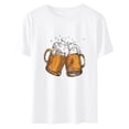 thumbnail image 4 of RXIRUCGD Été Tops pour Femmes T-Shirt Col Rond Blouse Oktoberfest Été Imprimé Manches Courtes Pull T-Shirt Hommes Femmes T-Shirt Tops Blanc Shirts pour Femmes, 4 of 5