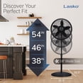 thumbnail image 4 of Ventilador de Pedestal Lasko 1827 Oscilante 3 Velocidades 18 Pulgadas, 4 of 5