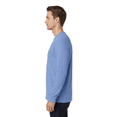 thumbnail image 4 of Gildan Men DryBlend 50/50 Long Sleeve T-Shirt, Moisture-Wicking Crew Neck Tee, Carolina Blue, L, 4 of 5