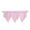 Pink, variant on Anckoeil 3 Piece 1.97'×4.27' Pure Color Nordic Concise Modern Geometric Triangular Screen Curtain Rod-Through Triangle Drapery Curtains