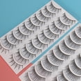 thumbnail image 3 of 80 pares de pestañas postizas naturales estilo 8 gruesas pestañas largas para las mujeres Lady Teenager Girls, 3 of 4