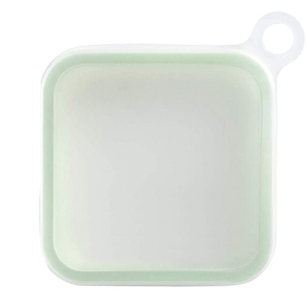 Snack Bento Box Sandwich Container Silicona Reutilizable A Prueba Fugas para La Oficina Escolar