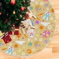 thumbnail image 5 of Coolnut Christmas Tree Skirt, Home Decoration Large Round Christmas Tree Skirt for Holiday Party Home Christmas Day Ornaments,47.2", 5 of 6