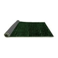 thumbnail image 2 of Ahgly Company Indoor Square Abstract Emerald Green Modern Area Rugs, 7' Square, 2 of 4
