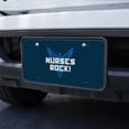 thumbnail image 3 of Nurses Rock RN Caduceus Staff of Hermes Novelty Metal Vanity Tag License Plate, 3 of 3