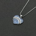 thumbnail image 3 of Granddaughter Necklace for Women by Ginger Lyne CZ Heart Pendant White Gold Plated, 3 of 5