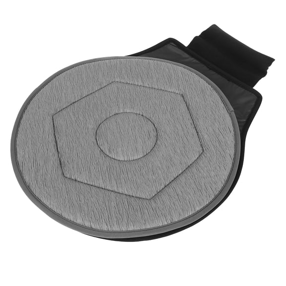 Swivel Seat Cushion for Car Grey with 360 Degree Rotation and Nonslip Bottom for Seniors