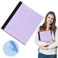 thumbnail image 2 of Dienrx Perforated College Ruled Notepad, 11"×9.5" Legal Size Lined Writing Notebook With Cardboard Back, Stationery For Student, Office Notes & Daily To-Do List Recording, 30 Sheets, 2 of 9