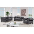 thumbnail image 4 of Bowery Green Velvet Loveseat-Color:Green Velvet,Style:Contemporary, 4 of 11
