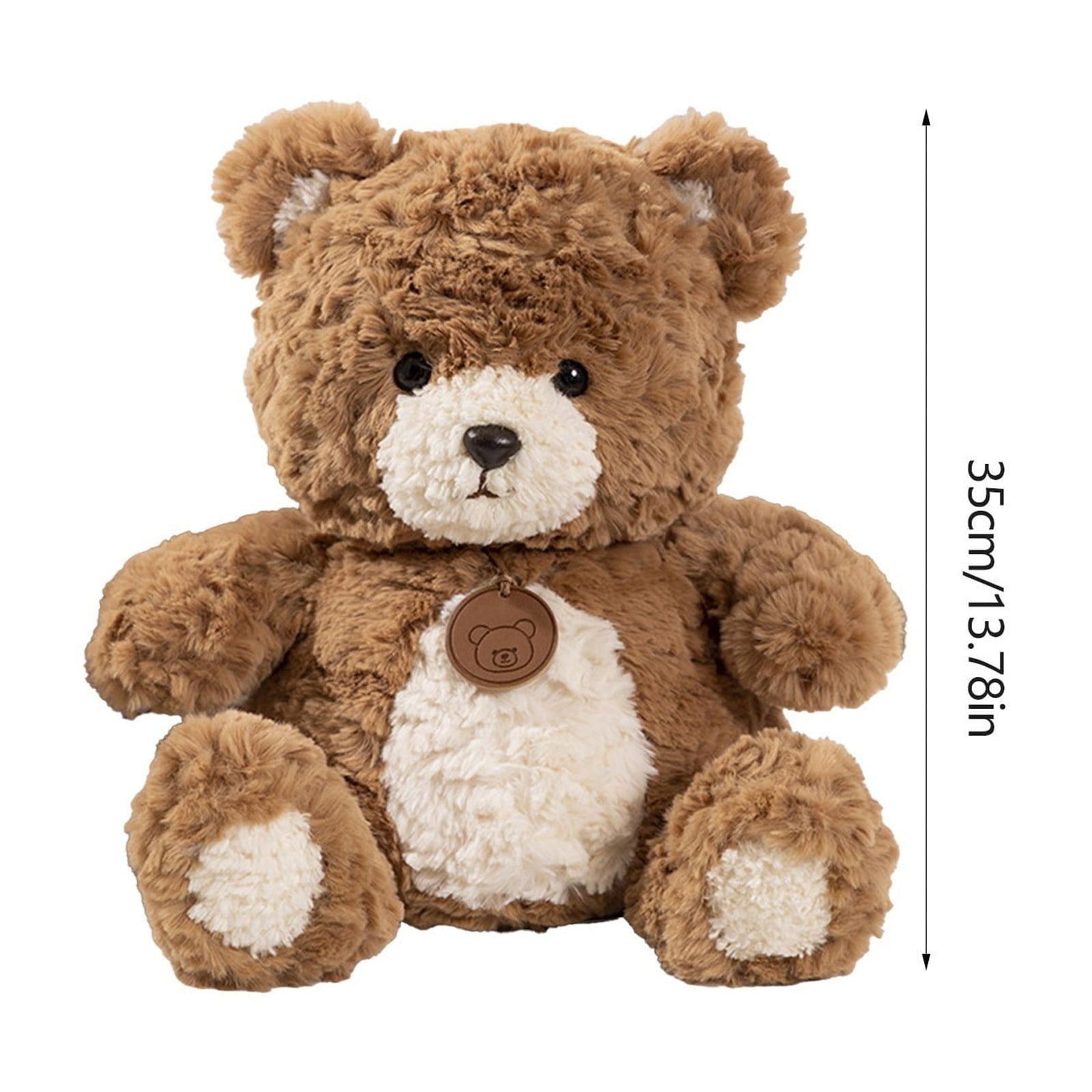 Byujiro 13.8 Inch Teddy Bear Classic Teddy Bear Plush Toy Cute Little Zoo Plush Toy Boys and Girls Holiday Birthday Gift Soothing Birthday Christmas Present