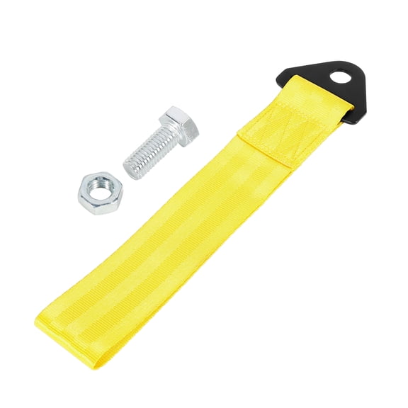 Fluorescein Universal Vehicle Replacement Towing Hook Bumper Trailer Belt Strap