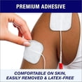 thumbnail image 4 of Unit Pads 2"X2" 20 Pcs, 3rd Gen Reusable Latex-Free Replacement Pads Electrode Pads with Upgraded Sticky Electrode Pads Gel and Non-Irritating Design, 4 of 5