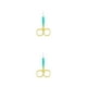 thumbnail image 1 of Vogacara Alicates para cutículas de uñas Tijeras de acero inoxidable Galvanoplastia Recortadora de cejas Type2 NO2 Vogacara  CBP288409, 1 of 5