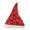 Silver, variant on Christmas Santa Hat Unisex Sequins Hat Red and White Adult & Teenagers Christmas Hat for Festival Holiday Party Wear