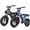 Black+Blue, variant on ESKUTE 2 Pcs V100 Electric Bikes for Teens & Adults – 750W, 20 MPH, 48V 13Ah, 16"x4.0" Fat Tire, 7-Speed E-Bike with Dual Suspension Black & Black, UL2849