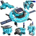 thumbnail image 1 of Kit de Robot Solar 6 en 1, Juguete de Creación de Robots con Energía Solar, Stem Juguete Científico Ensamblaje Artesanal, Regalo Kit de Juguete Educativo Ciencia para Niños y Niñas de 8+ Años, 1 of 16