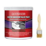 Pompotops Water-Based Metal Rust Remover Car Chassis Derusting Multi-Functional Car Paint Anti-Rust Chassis Universal Rust Converter Gel with Brush