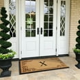 thumbnail image 6 of A1 Home Collections Natural Coir & Rubber Door Mat, Long-Lasting Entrance Doormats for Front Door, Thick & Non-Slip Durable Outdoor Entry Mat 36" x 72", 6 of 7