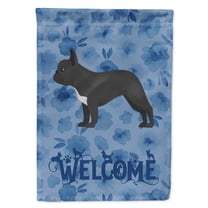 Carolines Treasures CK5991GF French Bulldog 1 Welcome Flag Garden Size Small multicolor