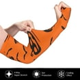 thumbnail image 3 of Arm Sleeves for Men/Women, pumpkin bats halloween Sun Protection Cooling Compression sleeves to cover arm, 3 of 6